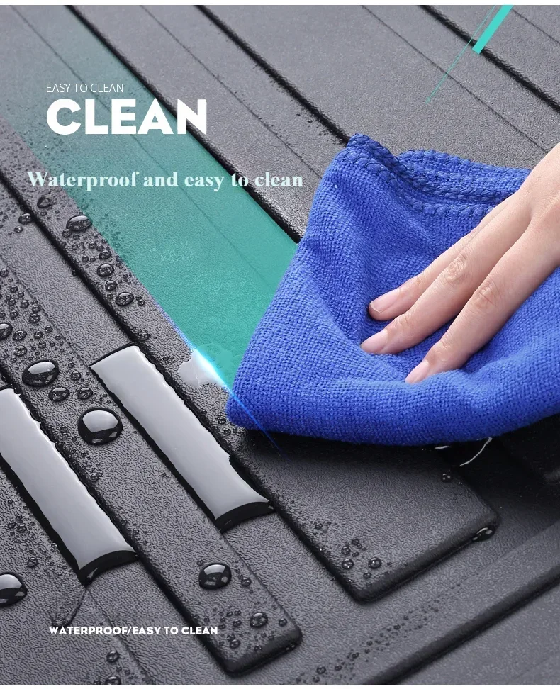 FOR Jeep Grand Cherokee Wrangler Free light The car trunk pad is waterproof, wear-resistant and odor-free tail box mat