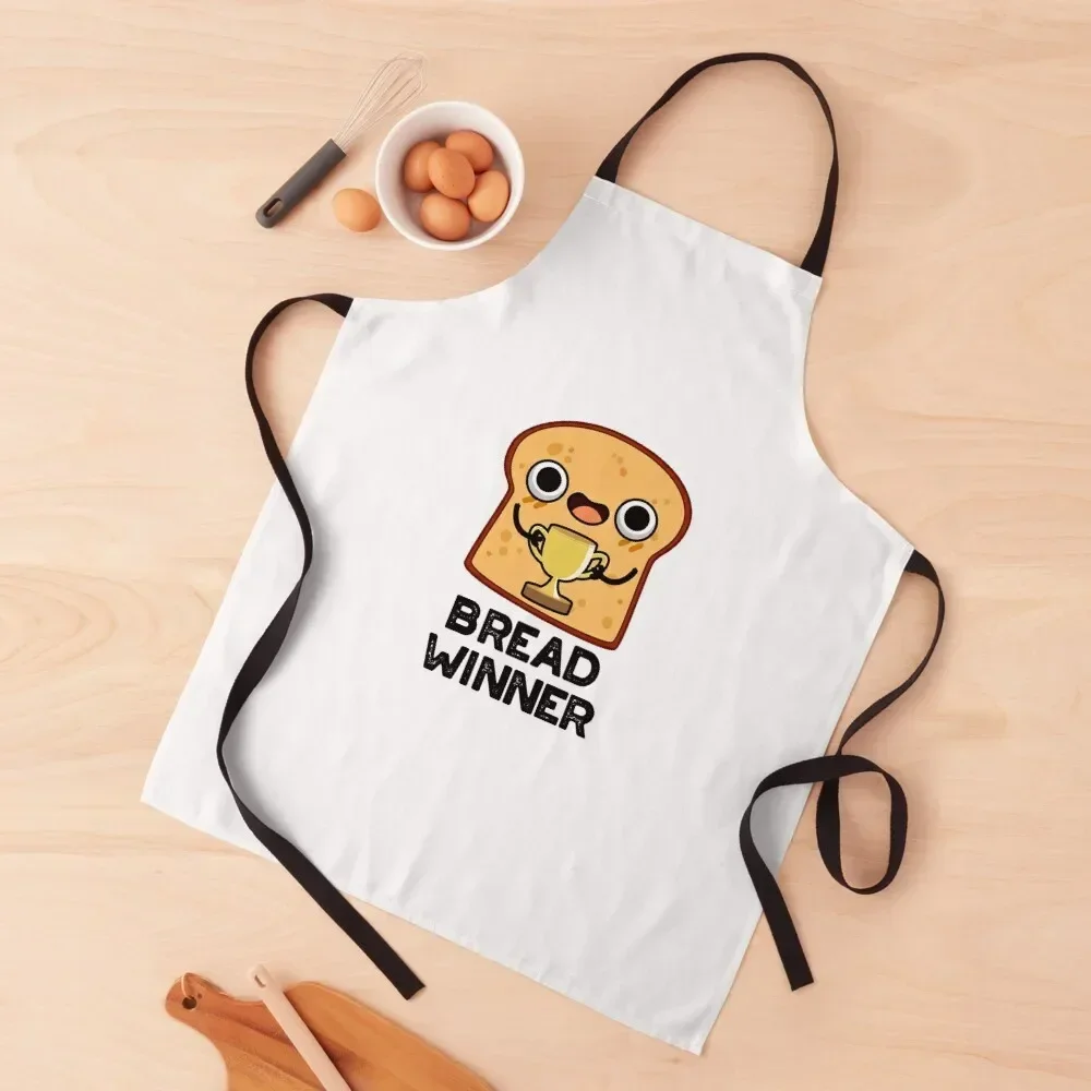 Bread Winner Funny Food Puns Apron restaurant accessories House Things For Home And Kitchen nail tech supplies Apron