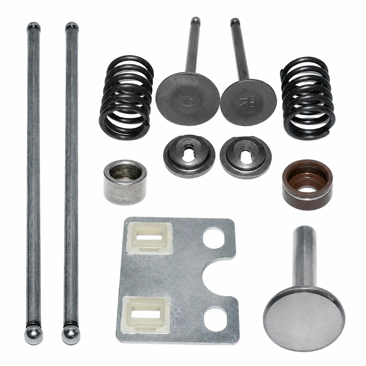 For Honda GX390 GX340 188F 13HP 11HP Engine Intake Exhaust Valve Spring Kit w/ Valve Tappet, Valve Cover, Replaces 14410-ZE3-013