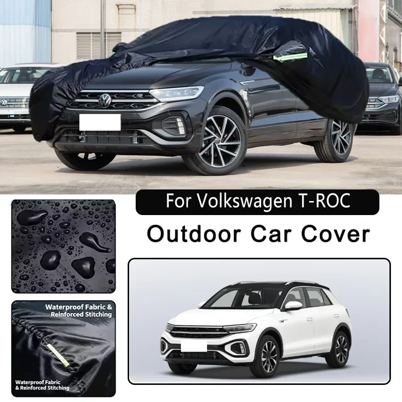 

Custom Fit Car Cover - For Volkswagen T-ROC Anti-scratch Dustproof UV Resistant All Weather Protection Car Accessories
