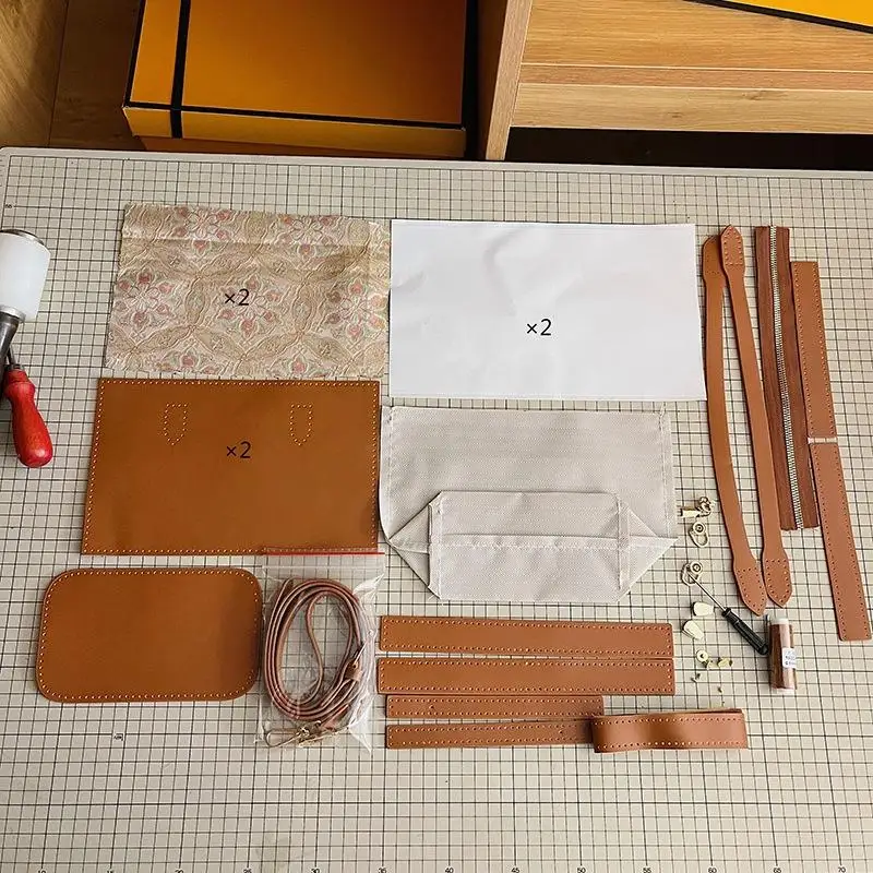 DIY Knitted Bag - Basic-level Customized Fabric Bag - Tote Bag - Handheld Shoulder Bag - Handmade Bag - DIY Crossbody Bag