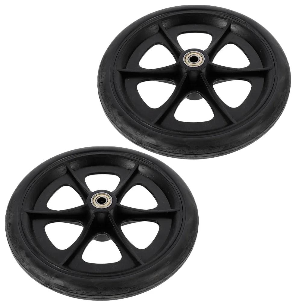 

Wheelchair Front Wheels 6 in Drive Replacement Parts for Inch Walker Stroller Wagon