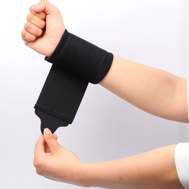 

Adjustable Wrist Support Band Elasticity Compression Wrap for Weightlifting Basketball Fitness Support Sleeve for Tendonitis
