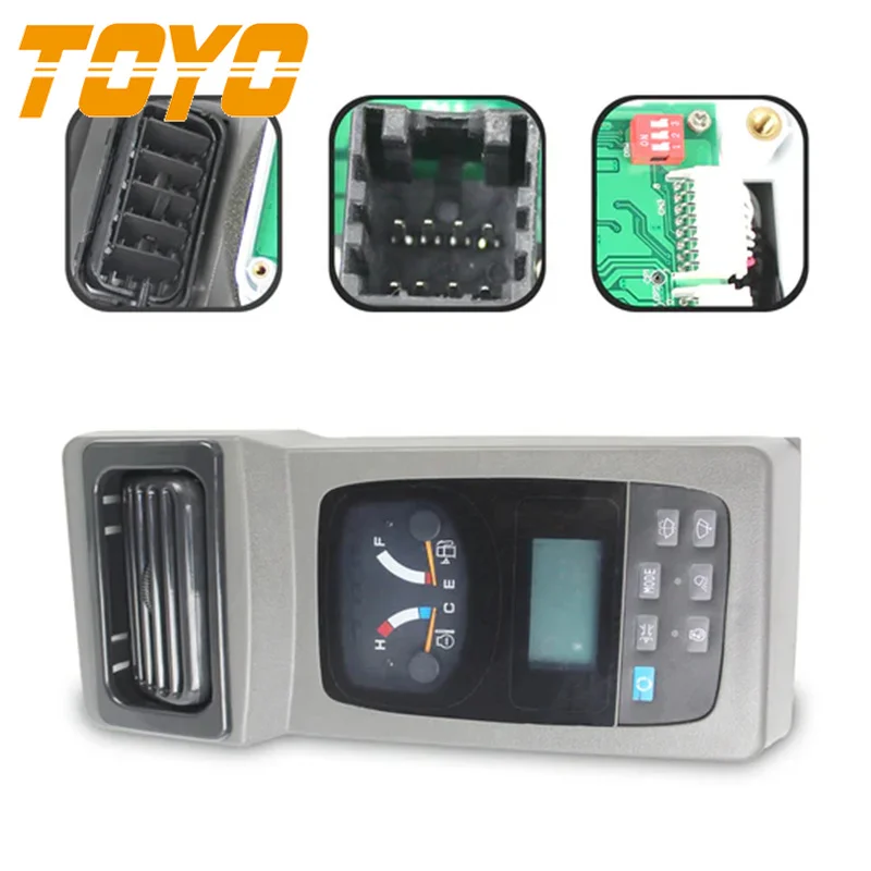 SK200-6E 200-6E Excavator Monitor Display Panel YV59S00003F2 Cluster Gauge For Kobelco SK135 SK200 SK210 SK230 SK250