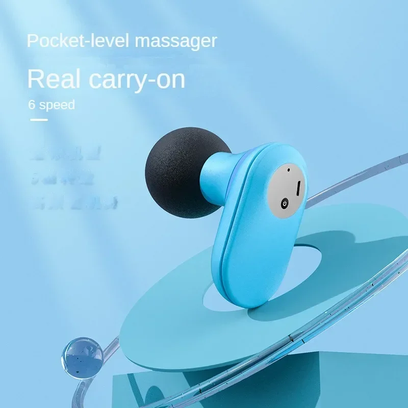 Mini Massager Electric Handheld Massager with 6 Powerful Mode for Body Relieves Neck Shoulder Back Waist Leg Muscle Tension