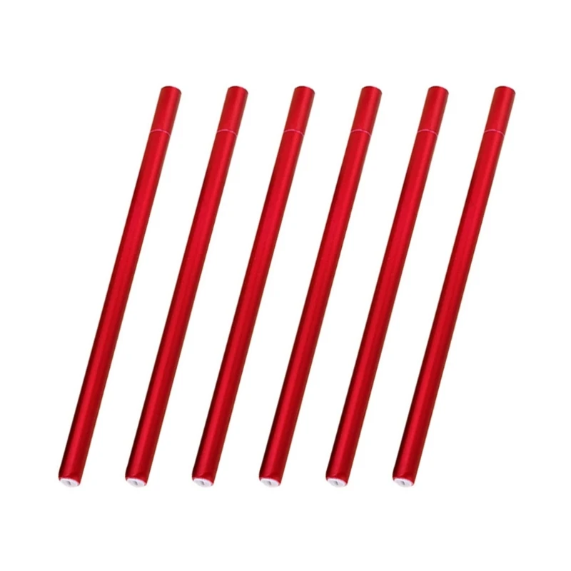 6x Metallochrome GEL ปากกา 0.5 มม.ปากกา Neutral หมึกสีดำปากกาลายเซ็นเครื่องเขียนปากกาอุปกรณ์สำนักงานโรงเรียนสำหรับเขียน Y9RF