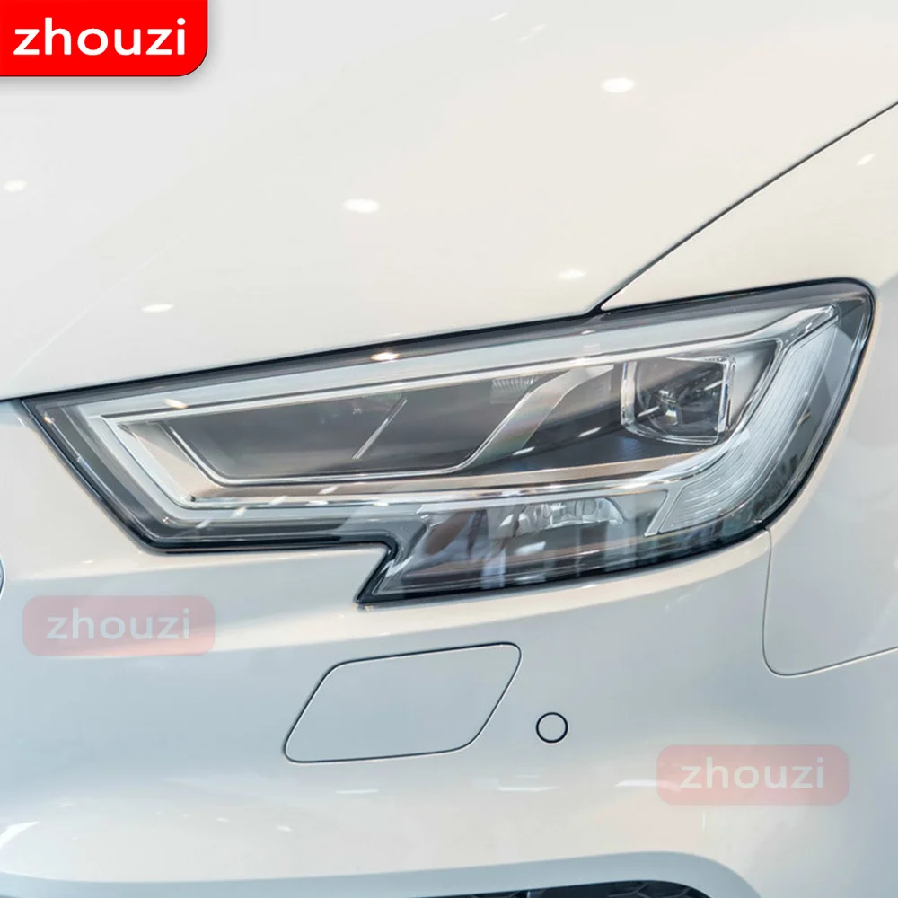 Car Headlight Protective Film Transparent Smoked Black TPU Sticker For Audi A3 8V S3 RS3 8Y 2021 2022 S Line Sportback 2014-On