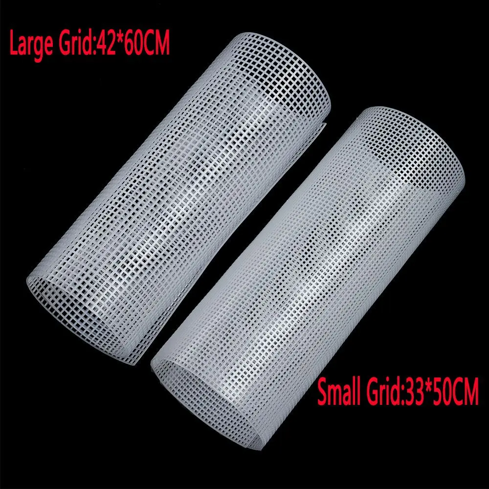 Handmade Plastic Mesh Cloth For Bag Rug Thread Hook DIY Handcraft Latch Hook Bags Made Plastic Grid Hook Crafts Accessories