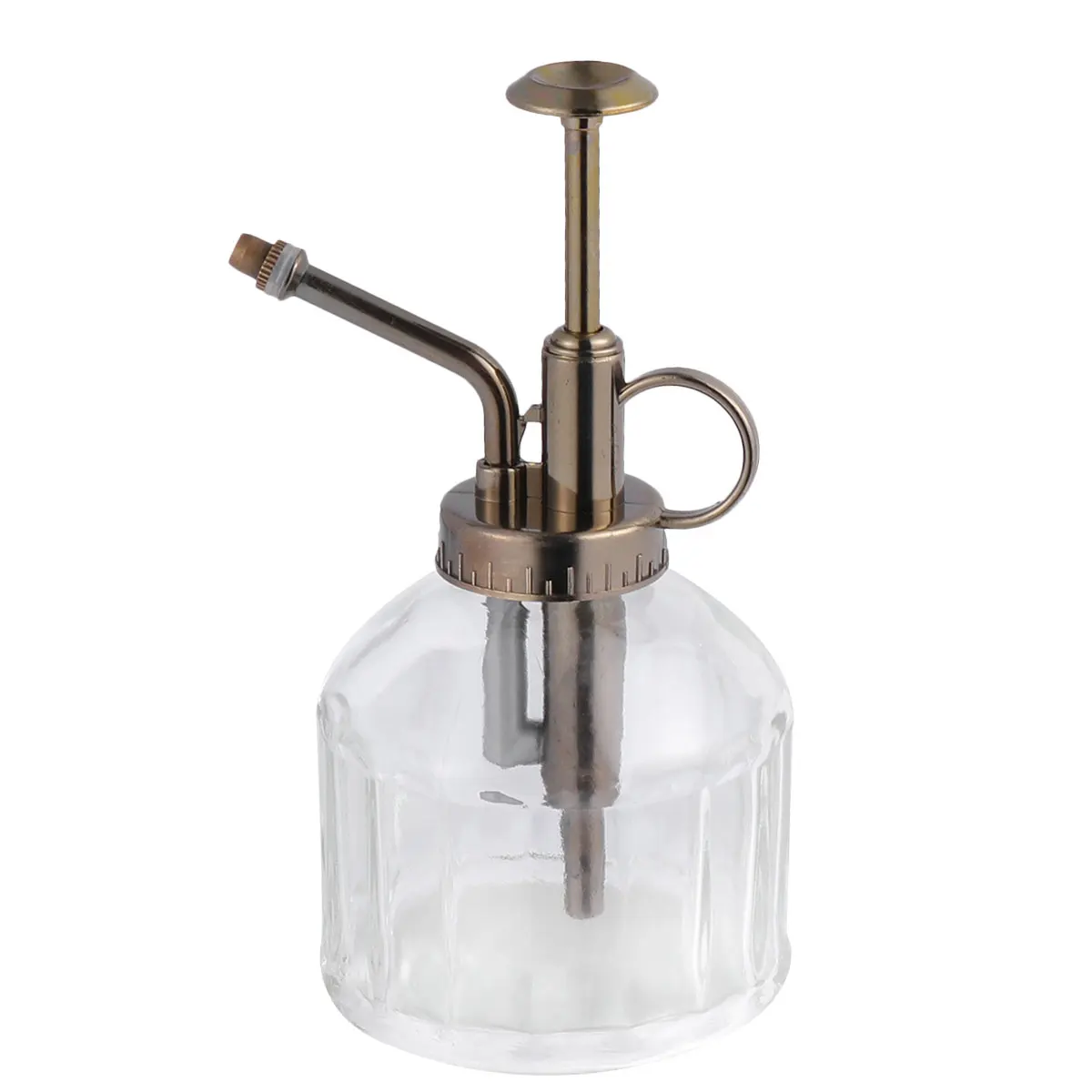 

1Pcs Hand Pressure Glass Watering Kettle Transparent Large Capacity Long Mouth Design Smooth Pour for Indoor Outdoor Succulent