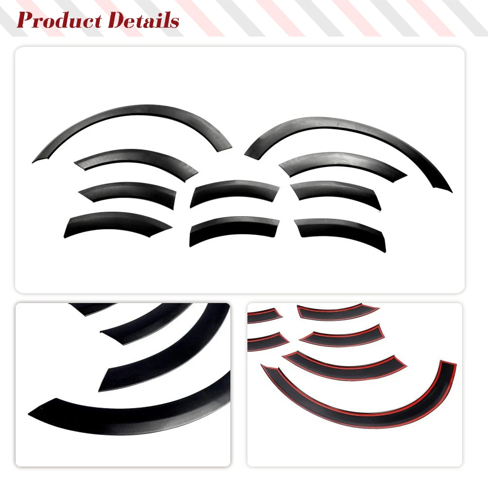 Car Wheel Arch Flares for Audi Q5 Standard Only SUV 2009-2016 Mouding Fender Cover Trims ABS Primer Car Body Kits No for Sline