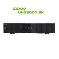 ZIDOO UHD8000 High Performance Hi-end DAC Audio Decoder 8K All-in-one Media Player HiFi Streaming Support APP Control