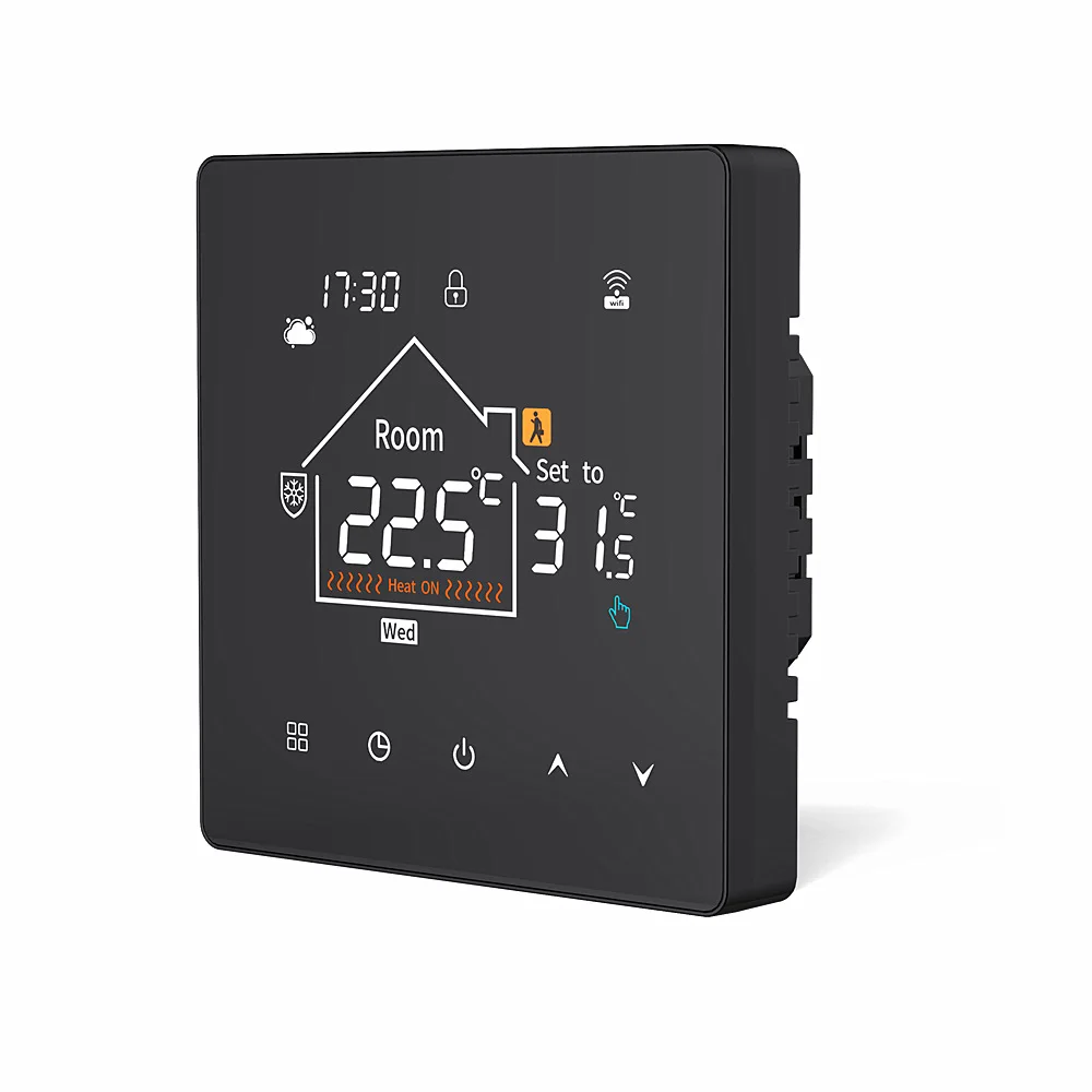 WIFI Thermostat Electric Floor Heating Temperature Control Panel Water Floor Heating Linkage Wall-hung Furnace Thermostat