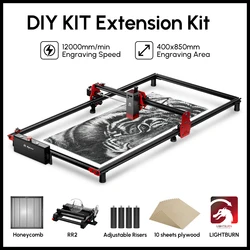 AlgoLaser DIYKIT 10W wycinarka laserowa potwór 40*85cm obszar rzeźbienia 200mm/s maszyna do grawerowania grawerka metalowa obróbki drewna