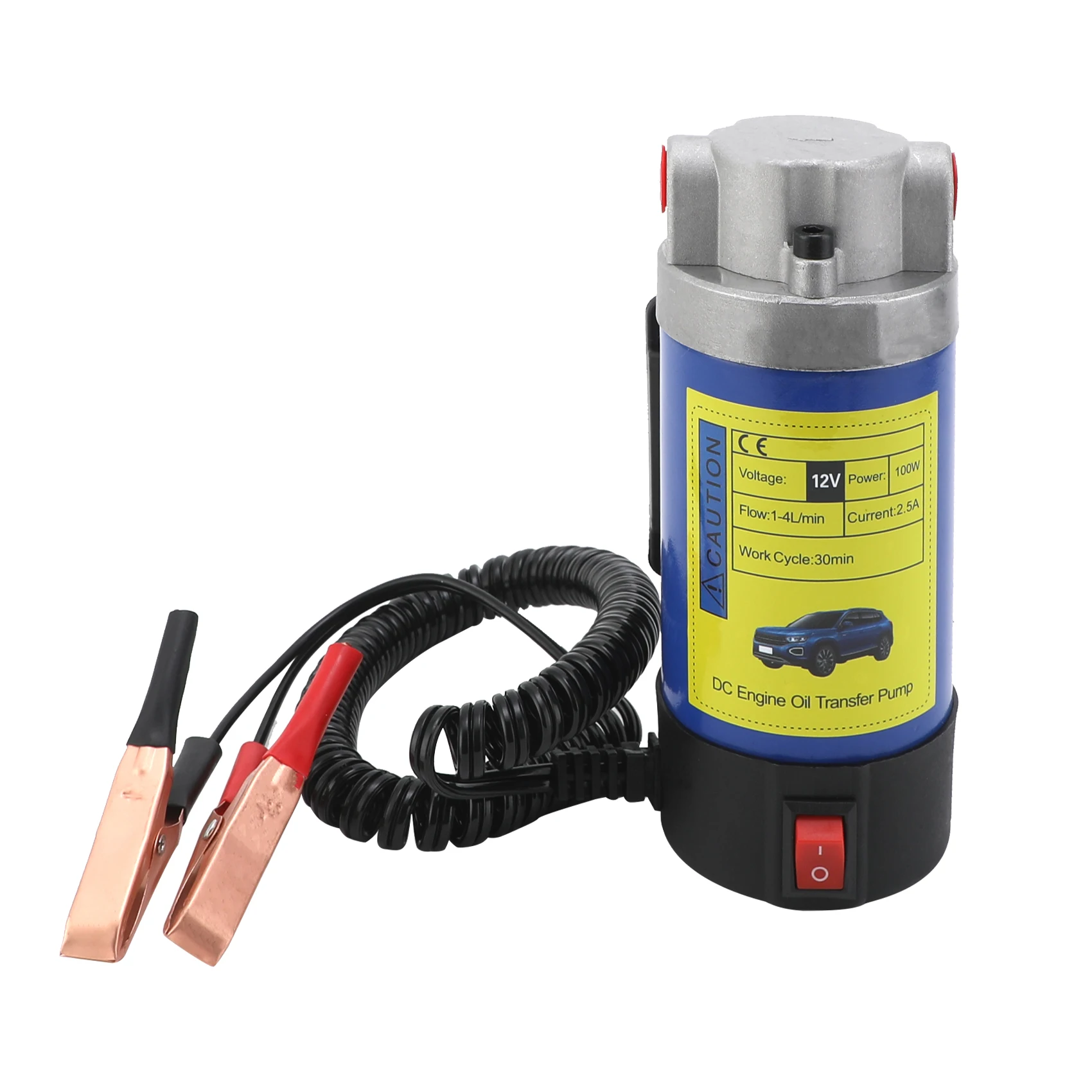Oil Extractor Pump For Engine Oil Extraction And Oil Transfer Change Pump,Portable Electric Self-Priming Powerful Gear Pump