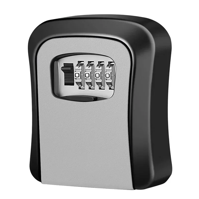 New Key Box Wall Mounted Large Password Key Box Apartment Homestay Lock Box Metal Key Boxs Password Locks