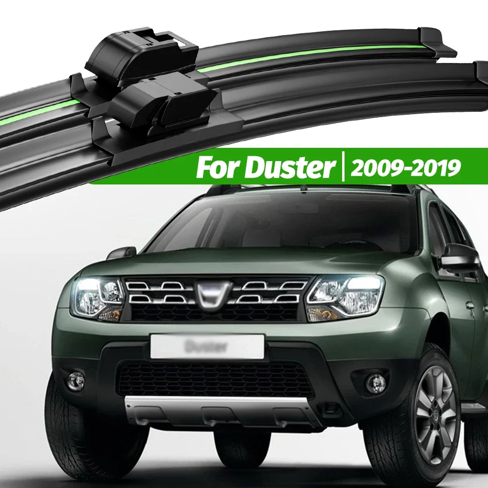 

For Dacia Duster 2009-2019 2pcs Front Windshield Wiper Blades 2010 2011 2012 2013 2014 2017 2018 Windscreen Window Accessories