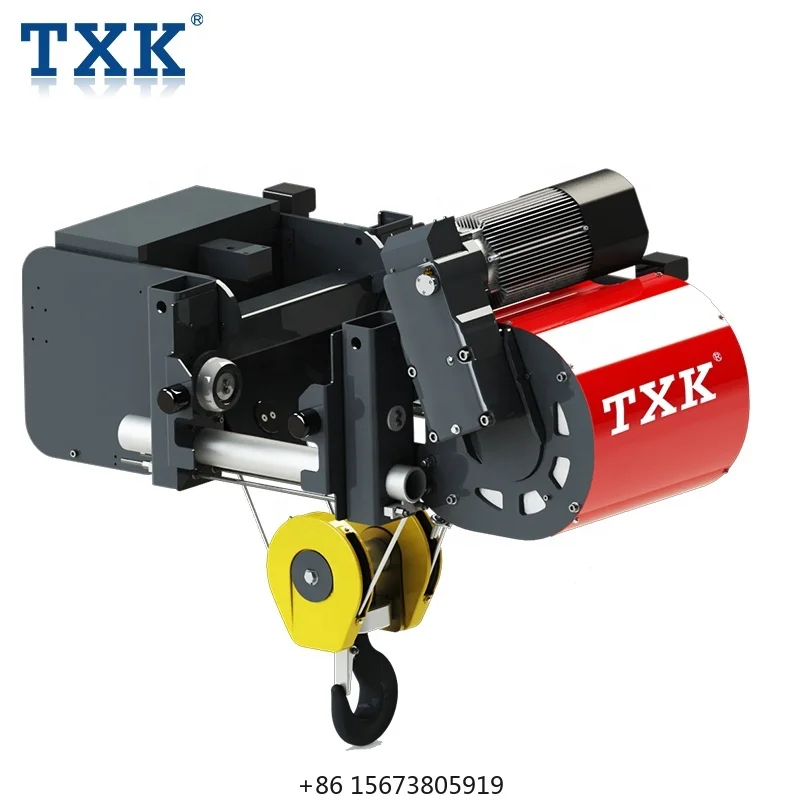 Low Headroom Electric Wire Rope Hoist European Electric Wire Rope Hoist Crane 3 Ton