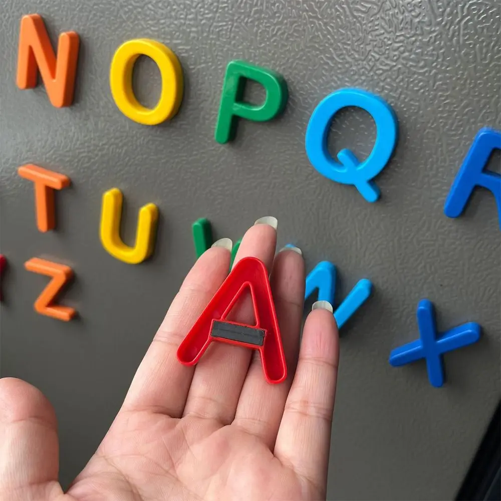 Multicolor Alphabet Magnetic Stickers a-Z 0-9 Letters Refrigerator ...