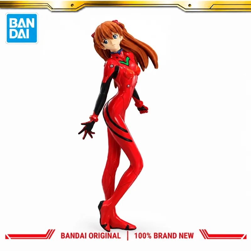 In Stock Bandai Original Banpresto Neon Genesis Evangelion Soryu Asuka Langrey Action Figure Model Doll Brand New Boxed Anime