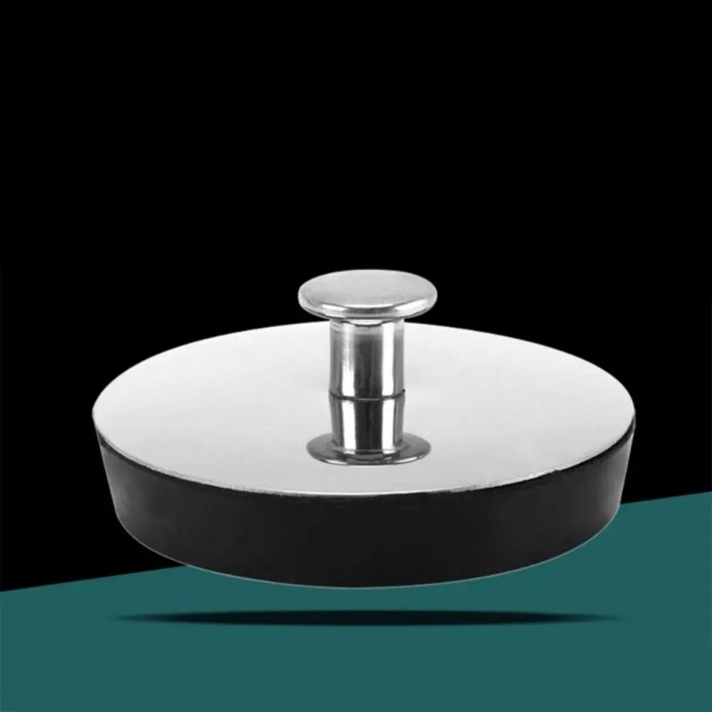 1Pcs Stainless Steel Bath Plug Kitchen Bathroom Accessory Easy to Use Drain Stopper Water Rubber Bath Tub Caps