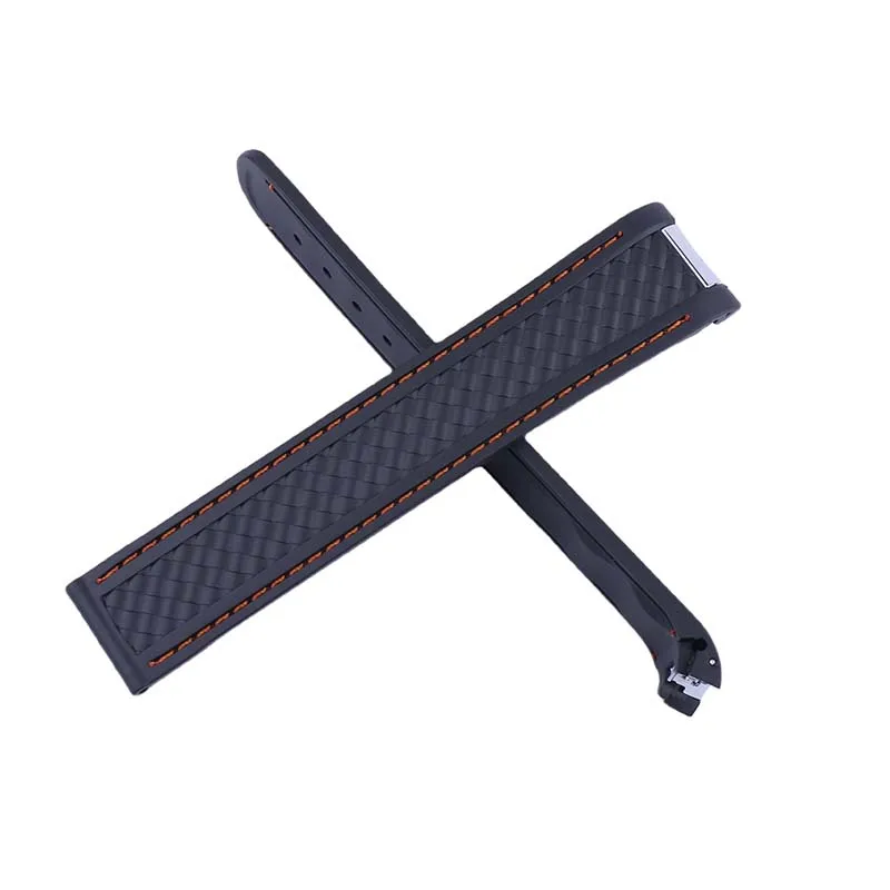 Accessori per cinturini per orologi in gomma fluorurata da uomo compatibili con cinturino sportivo in silicone da donna Omega Seahorse AT150 con testa in acciaio da 20 mm