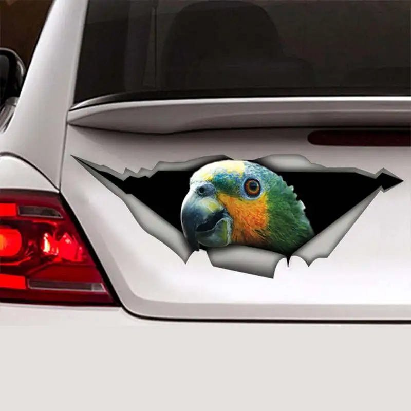 

Venezuela amazon parrot Car Sticker Waterproof Decal on Bumper Rear Window Laptop Self-adhesive Decal For Car Accessories SH328