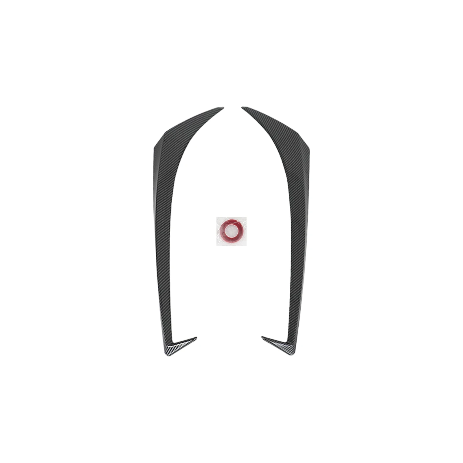 لكزس IS جميع الموديلات IS300h IS350 F-Sport 2021-2025 المصد الخلفي اكسسوارات السيارات لامع أسود ألياف الكربون رسمت