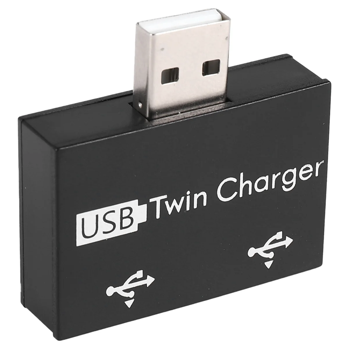 USB 2.0 Male to Twin Female Charger Dual 2 Port USB Dc 5V Charging Splitter Hub Adapter Converter Connector