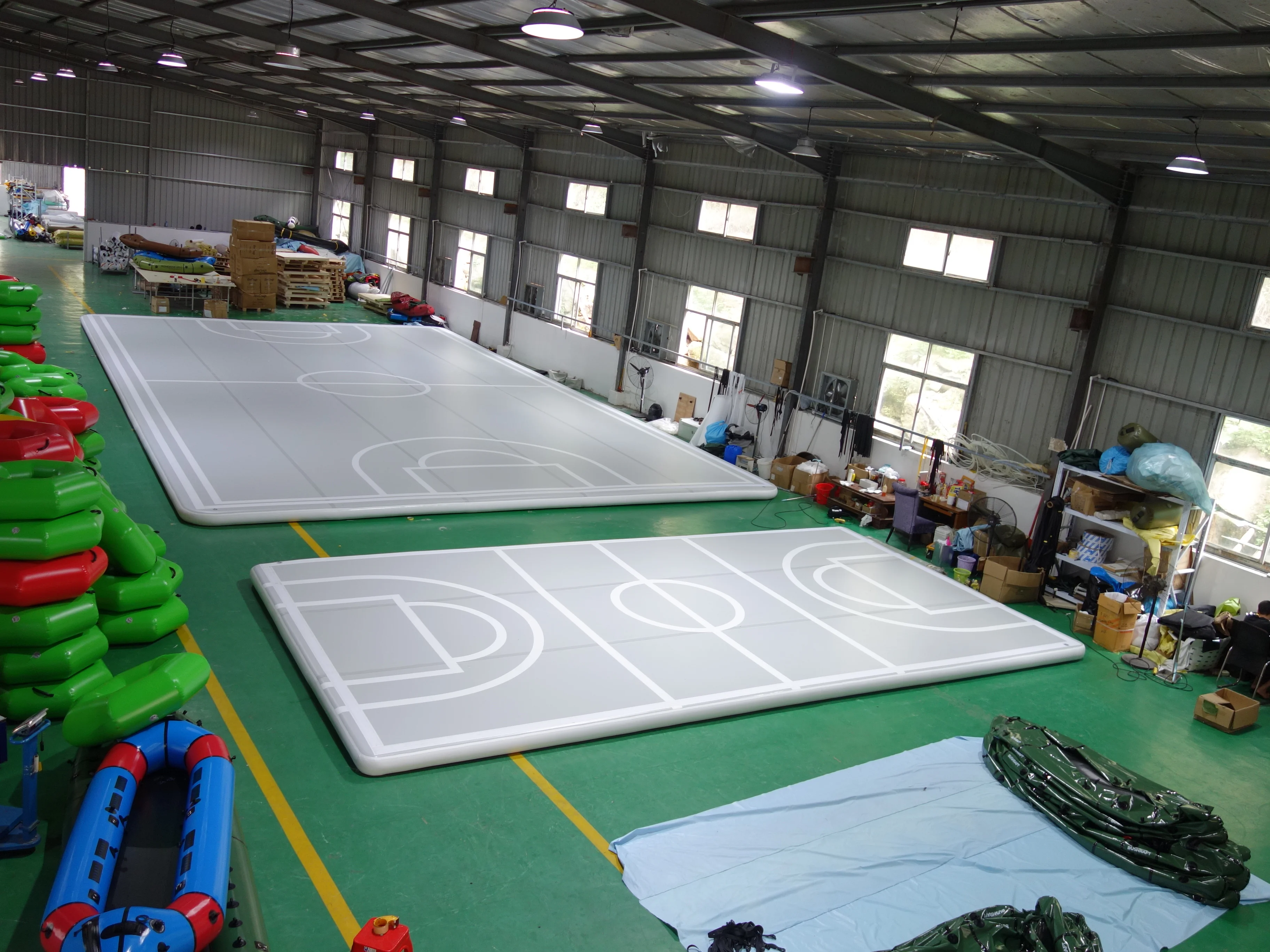 Custom Height Yoga Mat Exercise Gym Mat PVC Double Wall Air Tumble Track