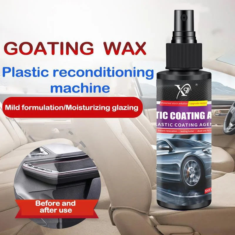 Car Plastic Restorer Refurbishing Coating Agent Back To Black Gloss Auto Polish Repair Coating Renovator Interior Care Tools