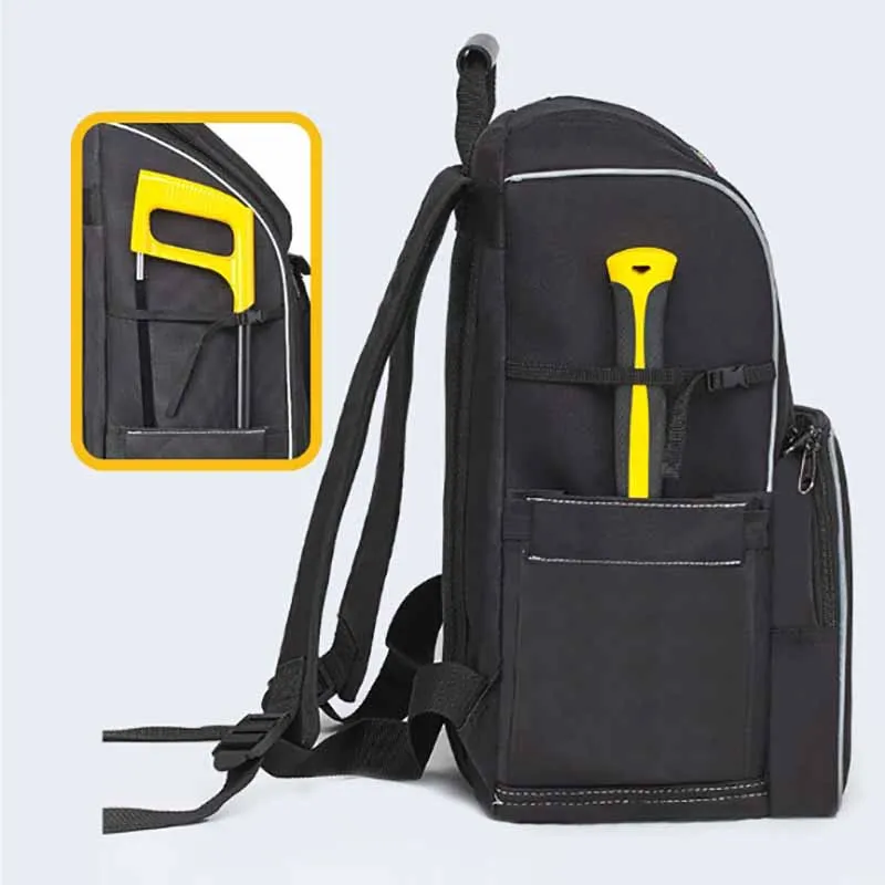 Multifunctional Tool Storage Backpack Electricians Special Large Capacity Hardware Organizer Bags Portable Tools Accessories