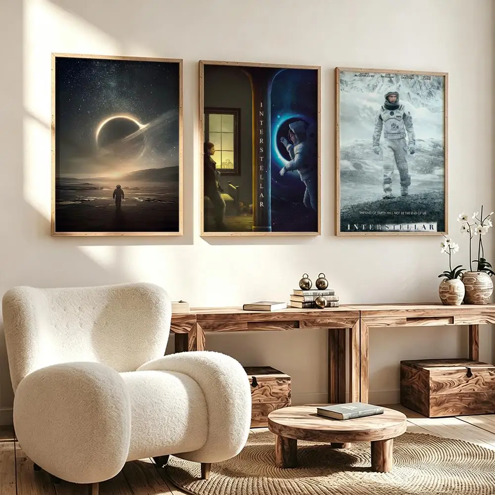 Modern Aesthetic Wall Art Poster movie Interstellar Poster for Office Home Decor Interior Large Wall Picture Print