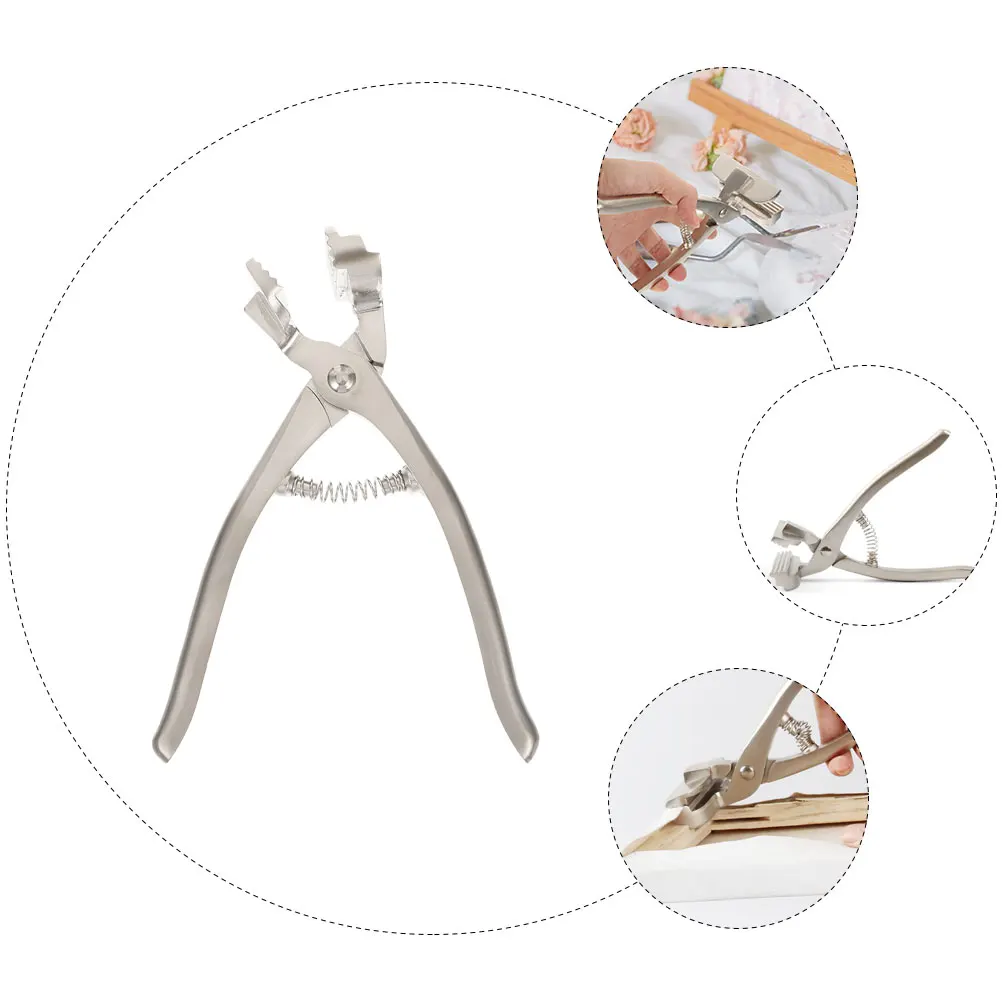 

Canvas Pliers for Oil Painting Durable Lightweight Portable Wide Mouth Design Art Supplies Canvas Clip Tool Stretching Clamp