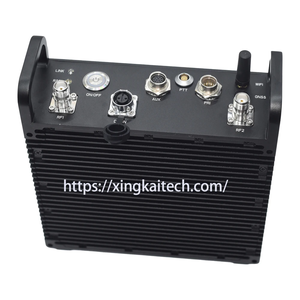 SDR Vehicular Mesh Radio 20W Secure Communication Unmanned System Fhss Hopping Frequency Mesh Network for Agriculture Drone