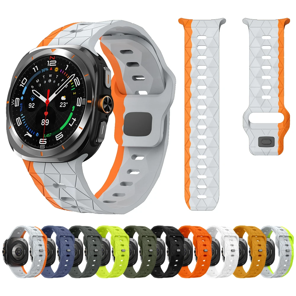 سوار سيليكون لساعة سامسونج جالاكسي ، حزام رياضي ، استبدال سوار ، إكسسوارات سوار ساعة ، الترا ، 47