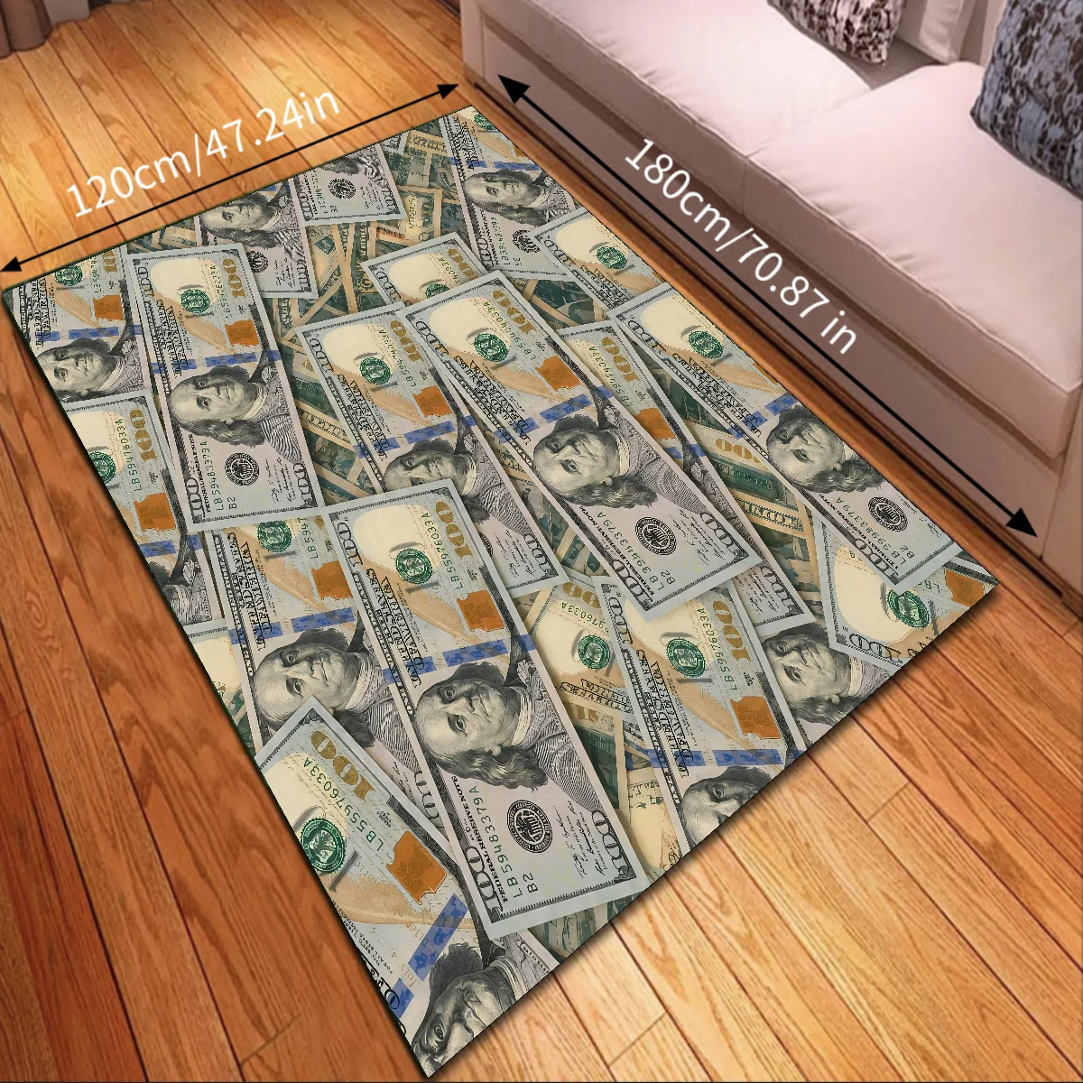 

1-pack | Simple Stylish Soft Area Rug | Easy to Clean | Indoor Floor Mat for Entryway | All Season Home Decor Carpet