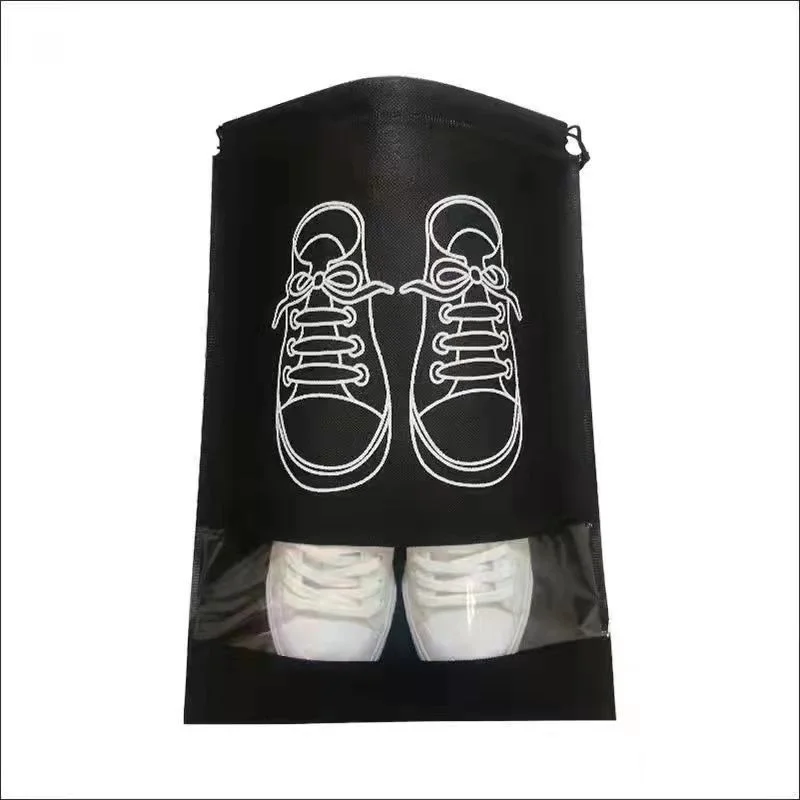 1pc Shoes Storage Bags Closet Organizer Non-woven Travel Portable Bag Waterproof Pocket Clothing Classified Hanging Bag