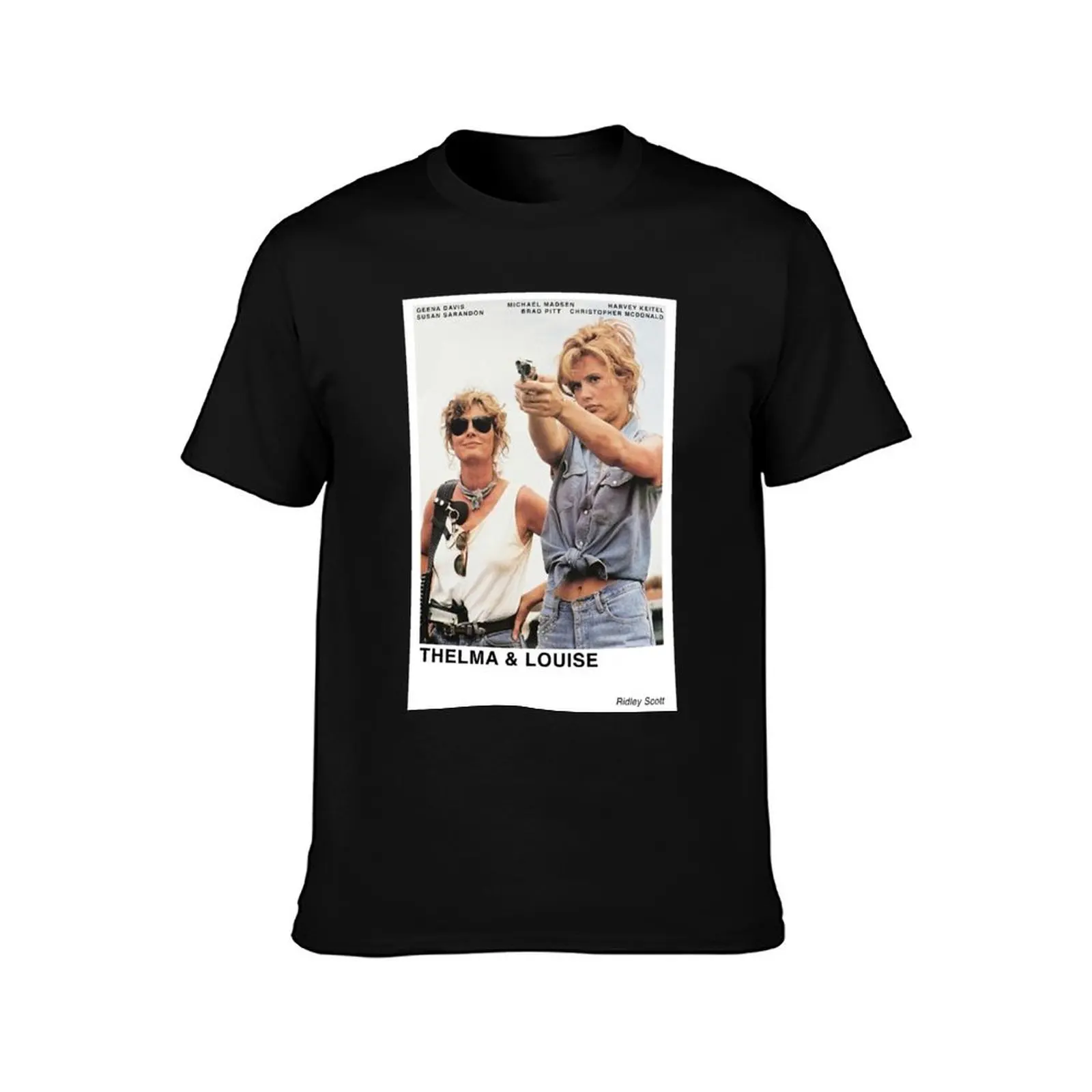 Thelma & Louise T-Shirt Summer Casual Cotton Tee Oversized Streetwear Tops Vintage Graphic Print Loose Fit Short Sleeve