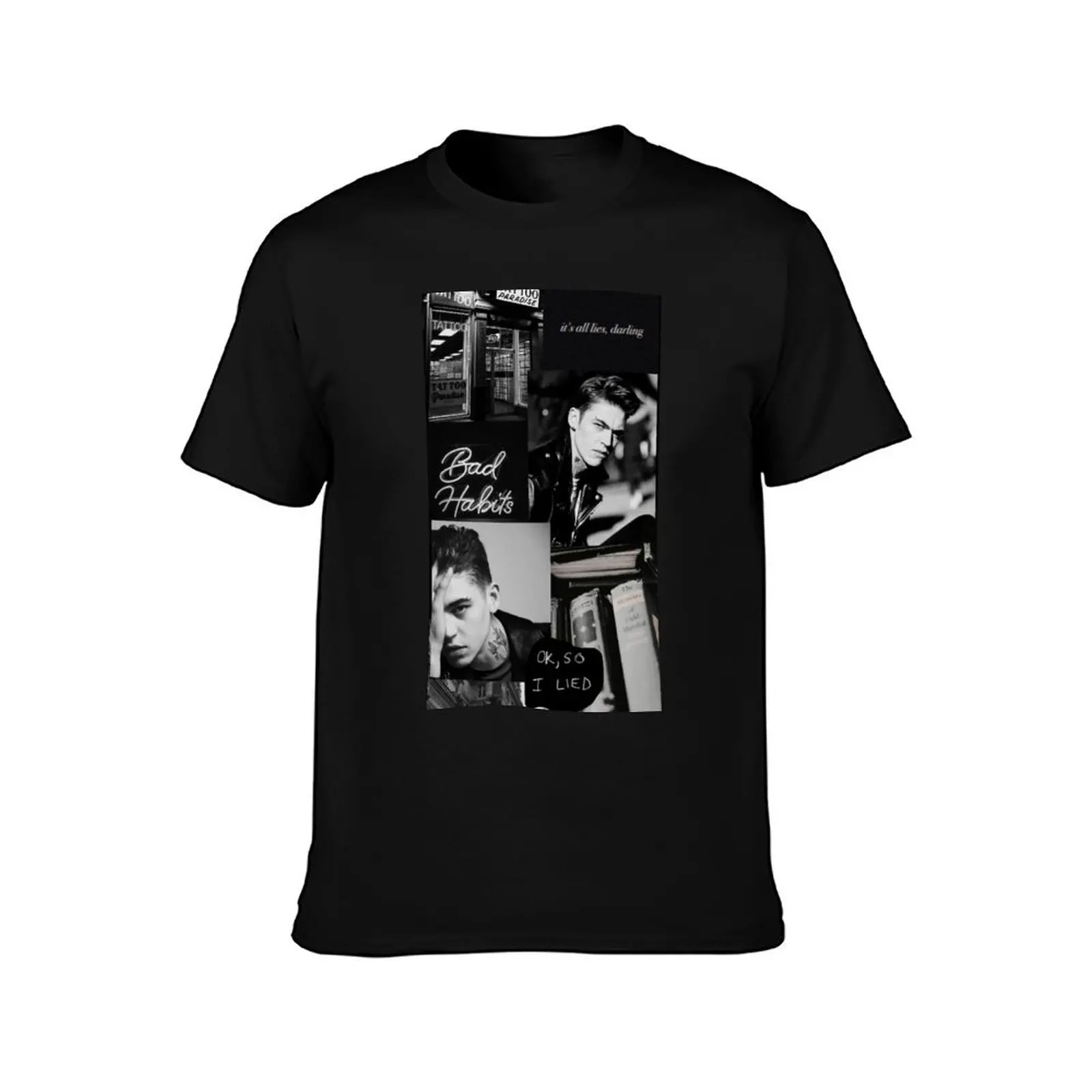 Hardin Scott/Hero Fiennes-Tiffin Bad Habits /After T-Shirt Summer Casual Cotton Tee Oversized Streetwear Tops 100% Cotton