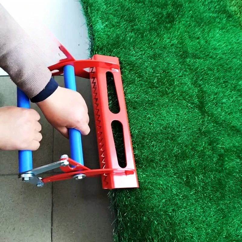 Factory Direct Sale Manual Steel Turf Grip Machine Artificial Grass Football Soccer Field Installation Tools for Dragging Grass