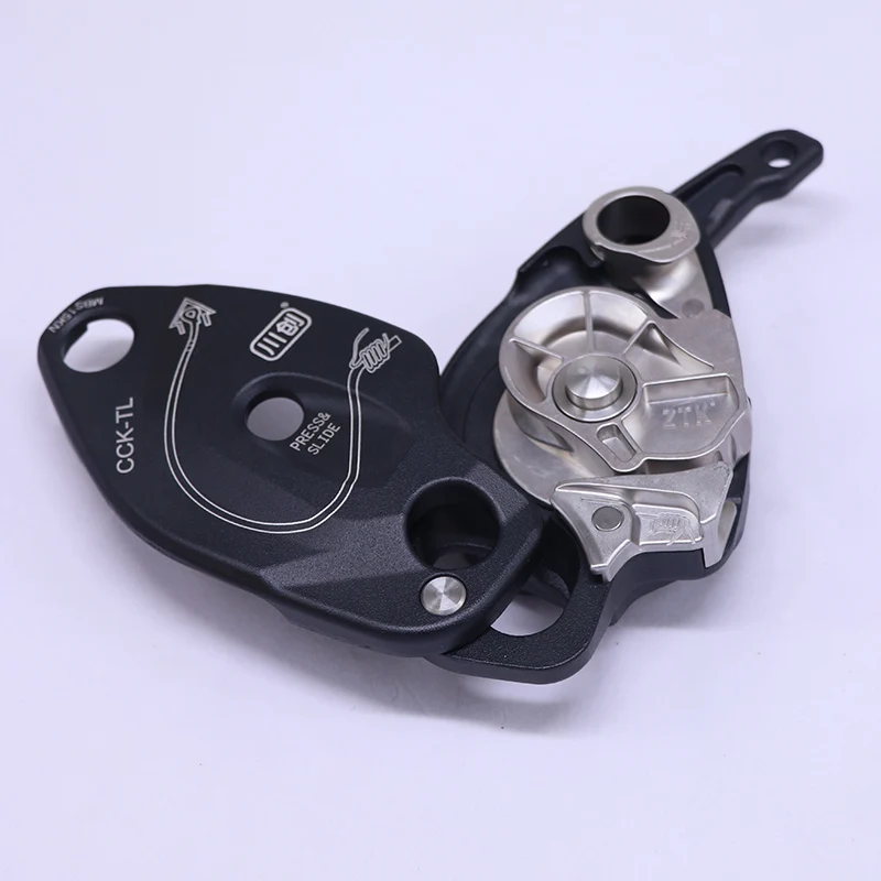 CCK-TL Rock Rope Climbing Descender 250 kg Getriebe Abseilgetriebe Sicherungsgerät Absteiggeräte Ausrüstung Seilzugangsrettung – Detail 18