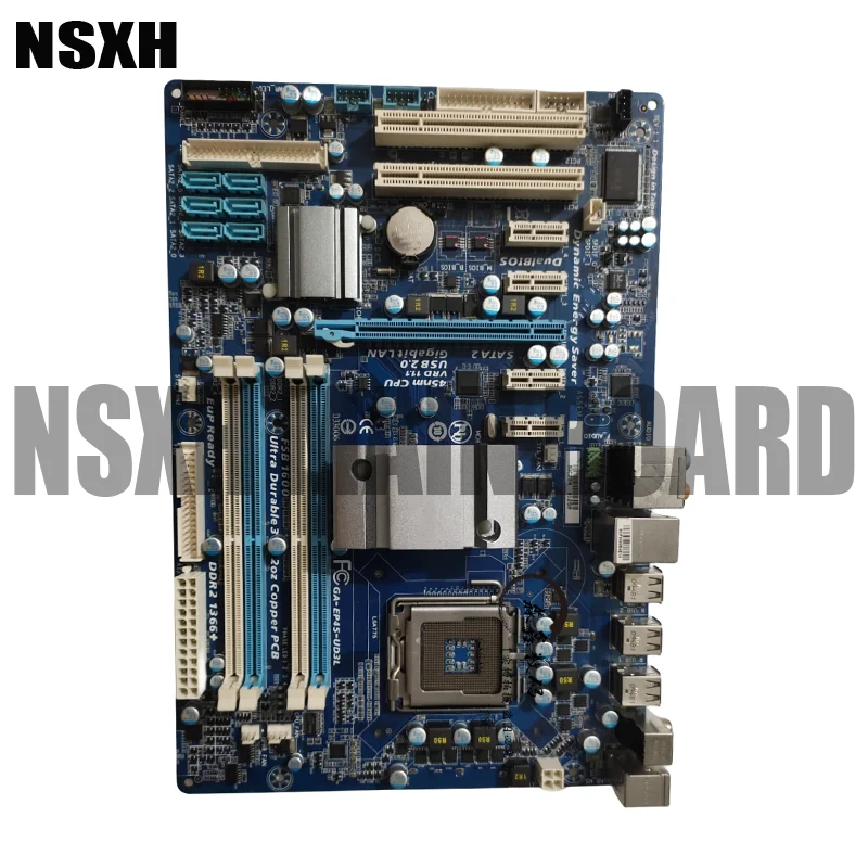 

Original GA-EP45-UD3L Motherboard 16GB LGA 775 DDR2 ATX Mainboard 100% Tested Fully Work