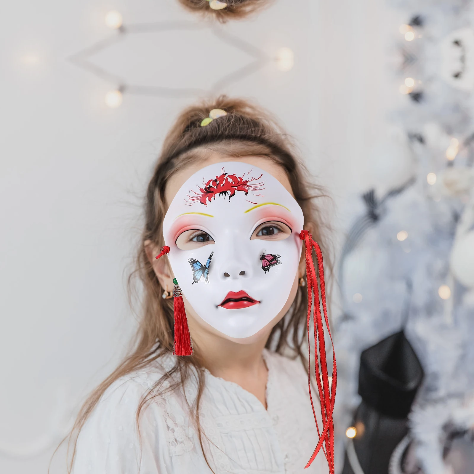 

Creative Adult Party Mask Chinese Face Cover Exquisite Cosplay Costume for Fall Events 2024 New