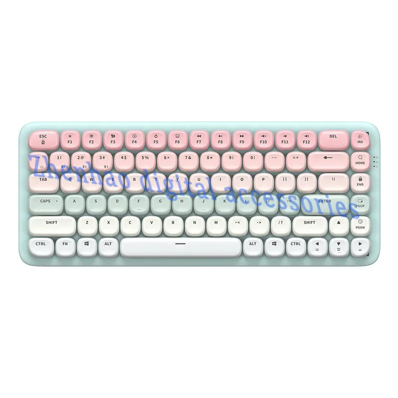 

For UGREEN Fun Mechanical Keyboard Dual-mode Connection Bluetooth Wired Brown Switch 84 Keys, Suitable for Mac OS Windows