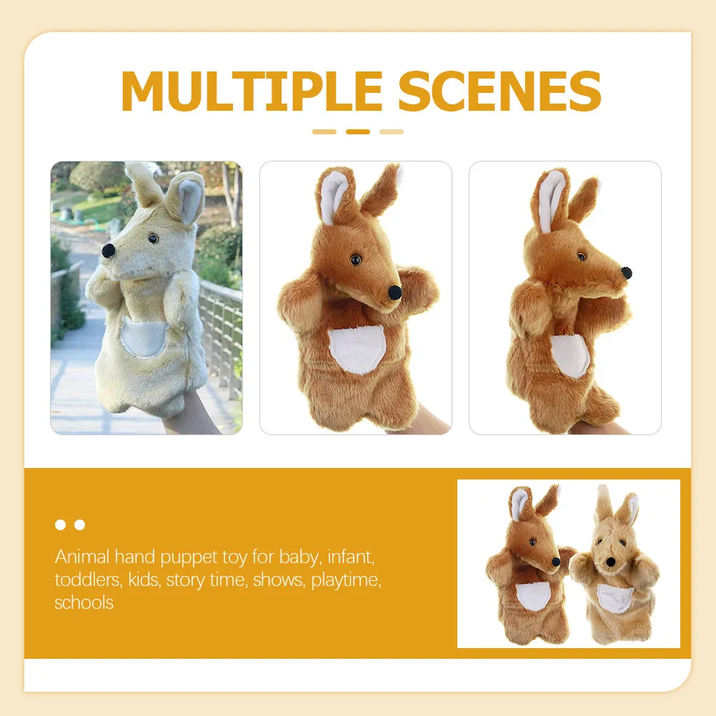 

Набор из 2 реалистичных кукол-животных для детей: развивающие куклы для рассказывания историй и ролевых игр