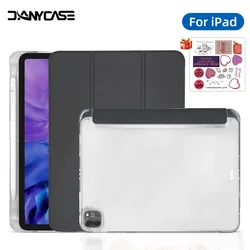 For iPad Air 5 Case 2024 Air 6 11 iPad Pro 11 12.9 13 10 Gen 10.2 9th 8th 7th 9.7 6th 5th Mini 7 6 Smart case with pen Holder