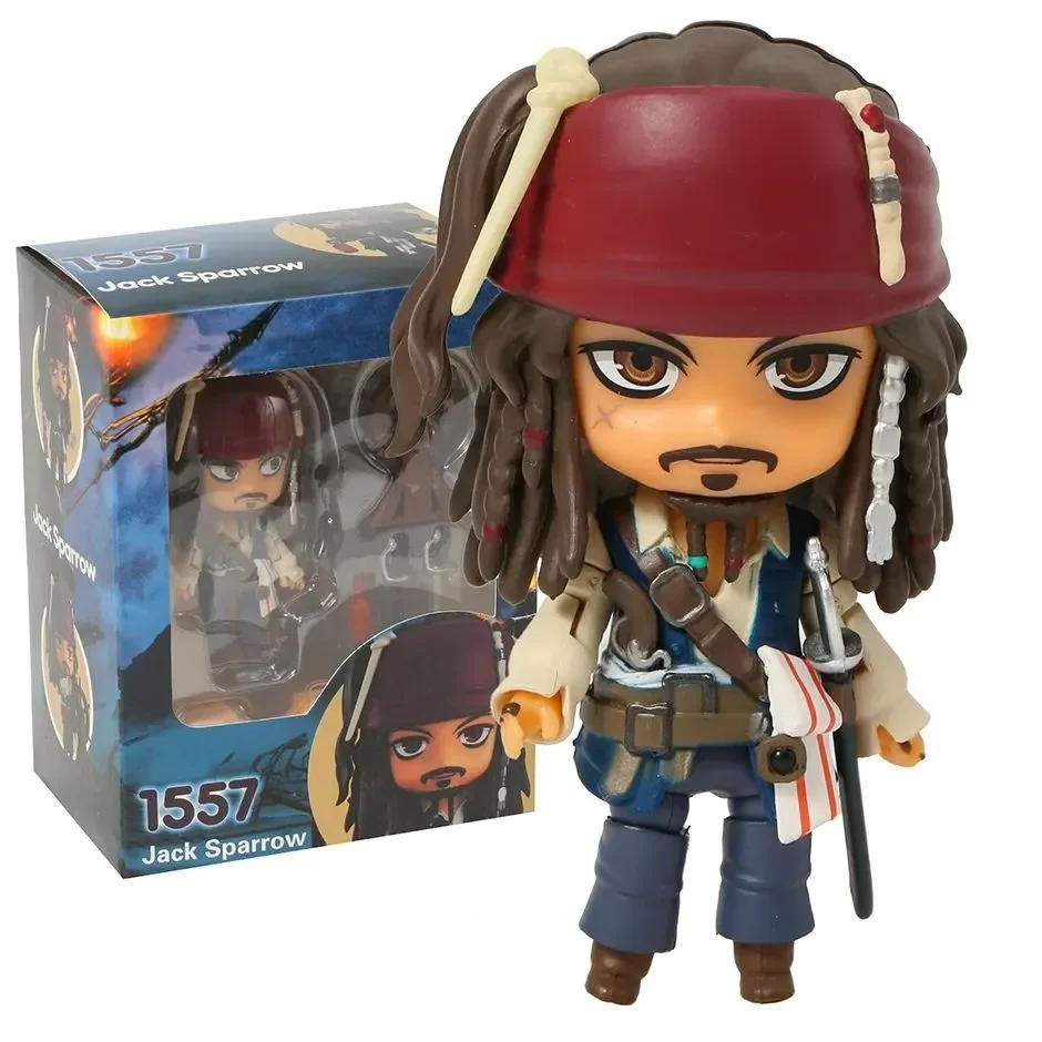 Versión Q Piratas del Caribe Jack Sparrow 1557 BJD modelo de figura de acción juguetes muñeca bonita cumpleaños para chico