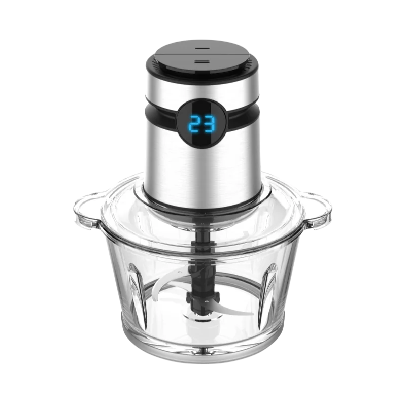 

New modelDigital Timer Food Processors meat chopper making machine meat grinder Food Chopper with accessories