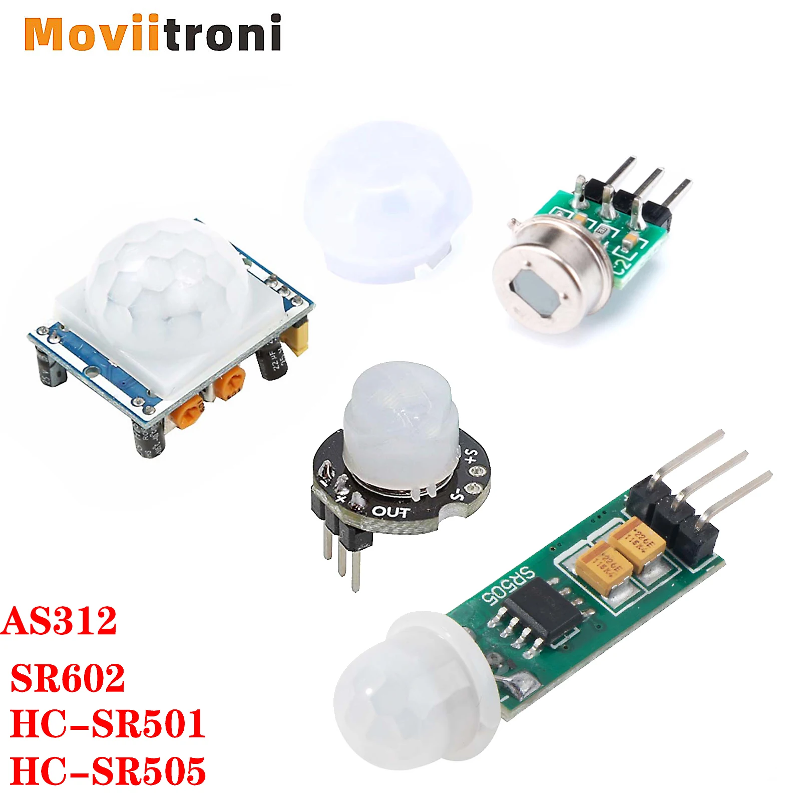 Adjust IR Pyroelectric Infrared Module HC-SR501 SR505 SR602 Human  Sensing Electronic Mini PIR Motion Sensor Detector