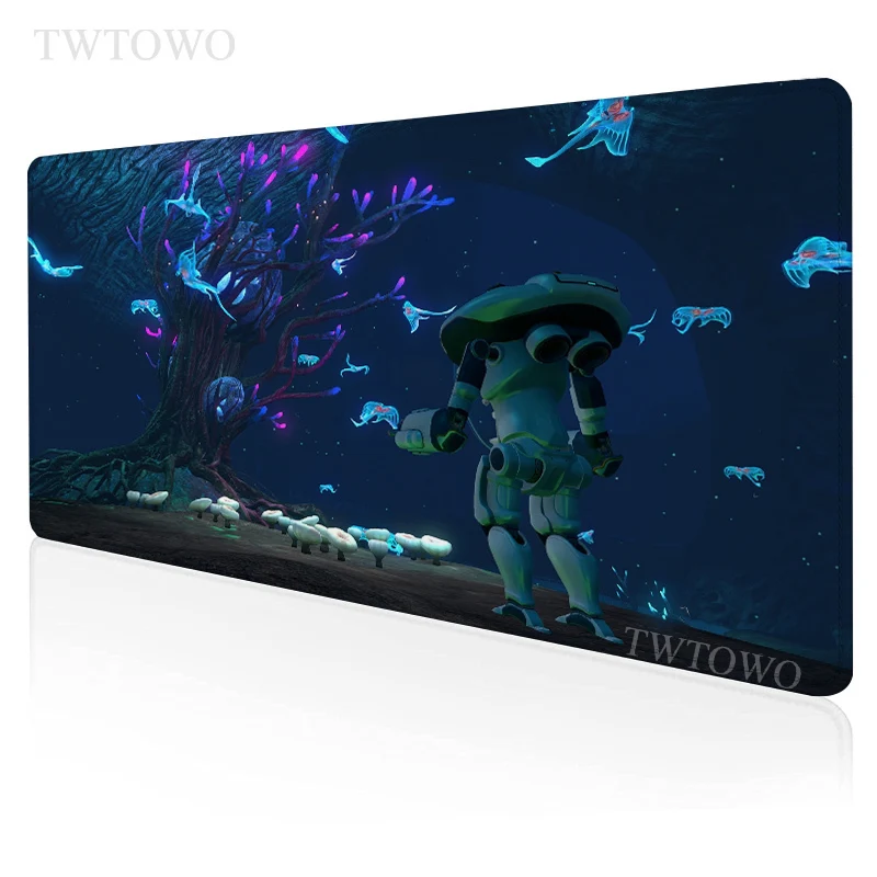 Subnautica Mouse Pad Gaming XL Home HD Custom Mousepad XXL keyboard pad Soft Natural Rubber Anti Slip Computer Mouse Mat